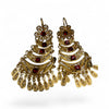 MARIACHI EARRING  ARETES FILIGRANA ER40 con Rubis