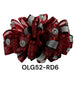 Mariachi Hair Bow Moño Ribbon OLG52-RD6 Red