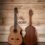 SONORA Guitar Classic EC107 Sapelle matte 39" dark top w bone and gig bag