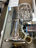 Valkarie Alto Horn 860YS  Charcheta SILVER PLATED with case