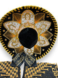 Mariachi GABÁN , Sombrero Moño ORO AZTECA