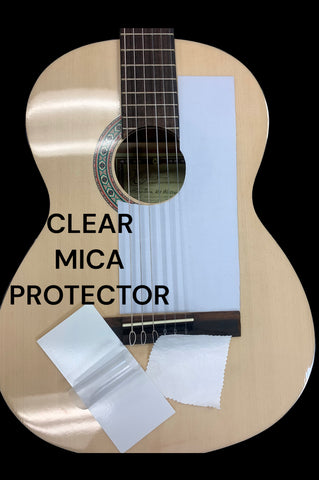 DON CORTEZ PICKGUARD/ MICA  CLEAR USG98-36 JR. FOR 3/4 GUITARS PROTECTOR