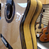 Classical Acoustic Electric Guitar  Don Cortez White Ebony ST-712 CEQ