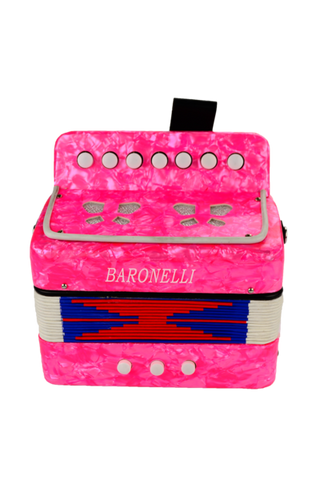 BARONELLI AC0702-HPK WOODEN KIDS MINI ACCORDION