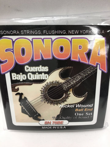 SONORA STRINGS BAJO QUINTO BALL END NICKEL WOUND
