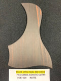 DON CORTEZ GUITAR PICKGUARD RED WOOD TYLOR STYLE MATTE