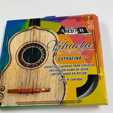 vihuela strings/CUERDAS ENTORCHADAS * AMBER