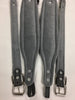 NORTENO ACCORDION STRAP -8 GREY/BLACK LEATHER