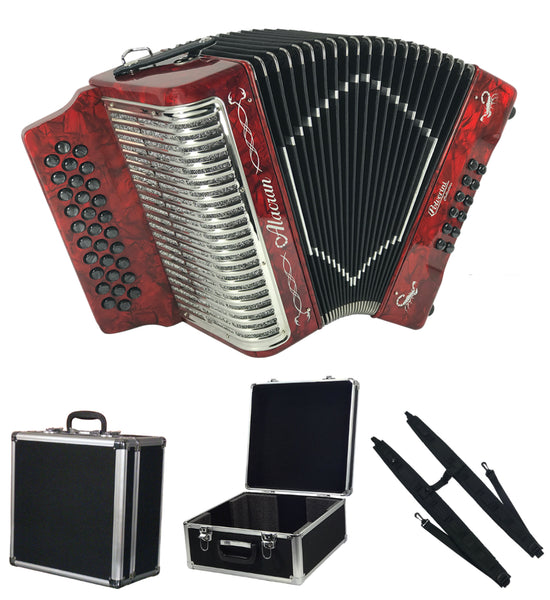 ALACRAN 3112 ACCORDION RED TONO SOL – Us Music Store