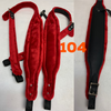 ACCORDION STRAPS/ CORREAS 104 APPLE RED/bk leather