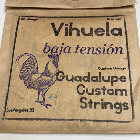 GUADALUPE CUERDAS/STRINGSvihuela bajo tension