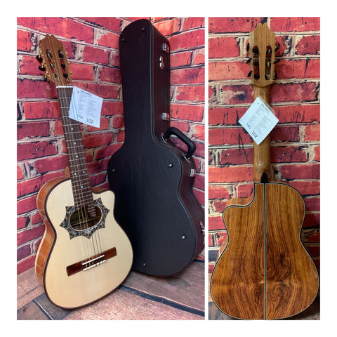 REQUINTO Palo escrito  GRAN CONCIERTO L45 WITH CASE, FISHMANN COMBO TAG100